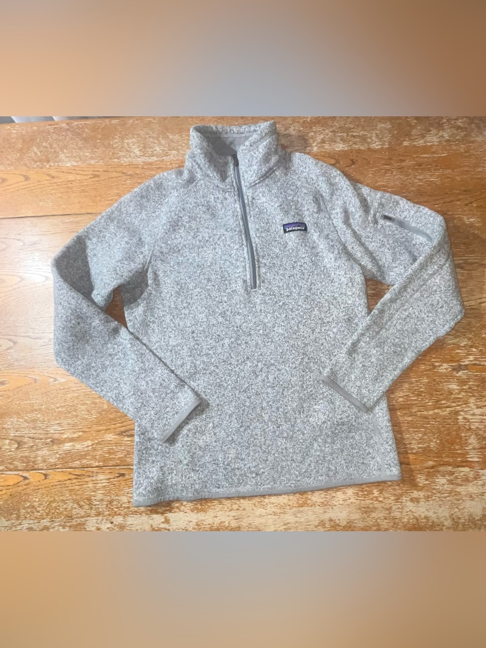 Patagonia Women's Better Sweater 1/4 Zip pullover grey heather Size L
